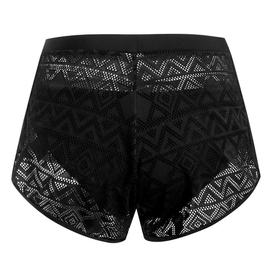 Damen Sportliche Shorts mit luftiger Netzstruktur R&B