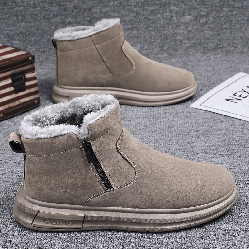 Damen Modische Winterboots mit isolierendem Innenfutter und leichtem Reißverschluss R&B