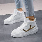 Damen Hohe Sneaker mit warmem Futter und rutschfester Sohle