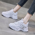 Damen Sportliche Chunky Sneaker mit atmungsaktiver Oberflächenstruktur R&B