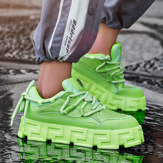 Damen Sportliche Chunky Sneakers mit atmungsaktivem Obermaterial und rutschfester Sohle R&B