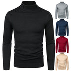 Herren Rollkragenpullover aus hochwertiger Wolle