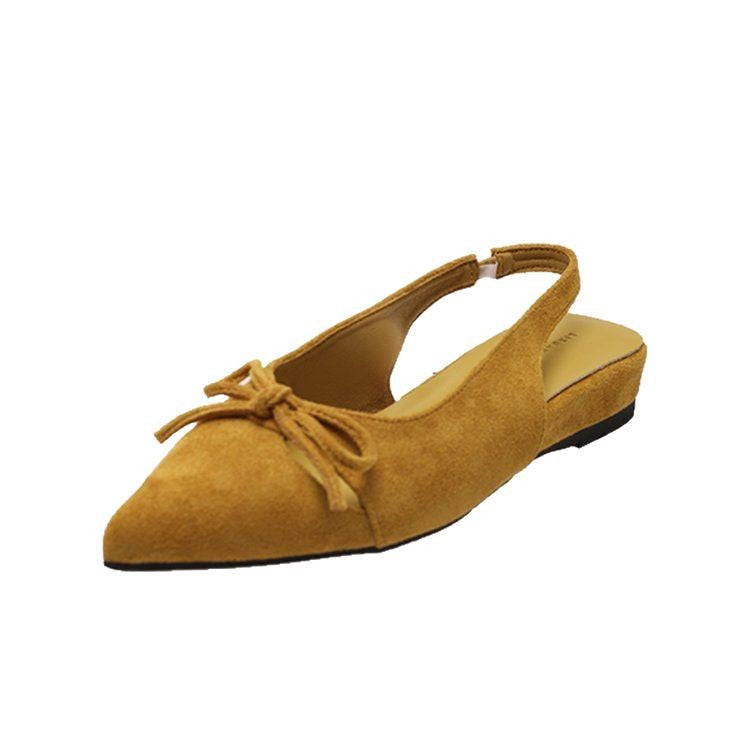 Damen Sling-Ballerinas mit dekorativem Schleifendetail und komfortablem Fußbett R&B