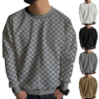 Herren modisches Sweatshirt mit strukturiertem Obermaterial und lässigem Schnitt R&B