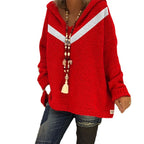 Damen Gemütlicher Kapuzenpullover R&B