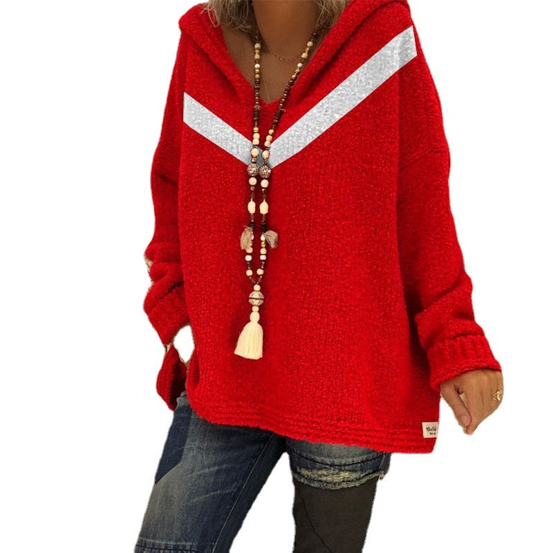 Damen Gemütlicher Kapuzenpullover R&B