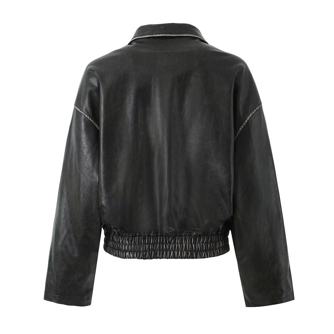 Damen jacke mit modernem Schnitt und praktischen Reißverschlusstaschen R&B