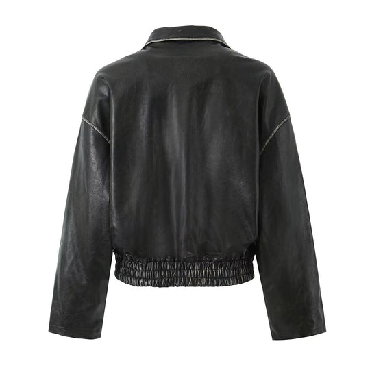 Damen jacke mit modernem Schnitt und praktischen Reißverschlusstaschen R&B