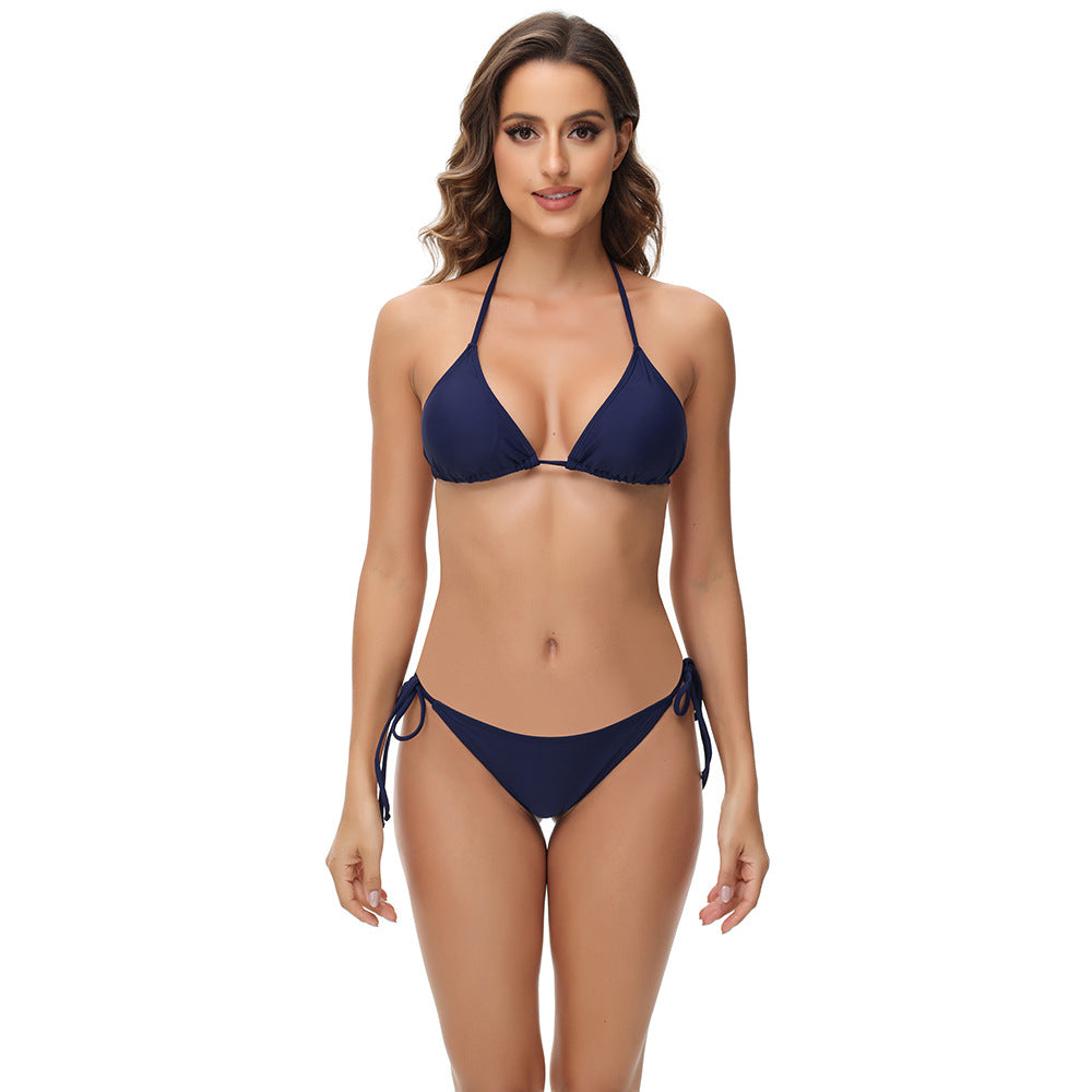 Damen Triangel-Bikini mit verstellbaren Trägern R&B