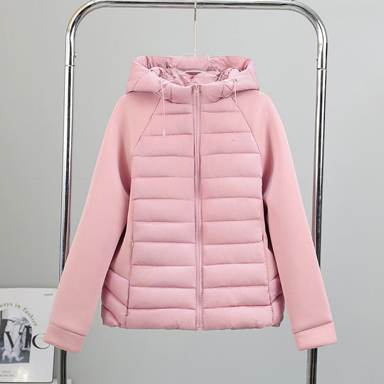 Damen Isolierte Steppjacke mit Kapuze und sportlichem Schnitt R&B