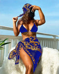 Damen Triangel-Bikini mit elegantem Kaftan R&B