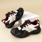 Damen Sportliche Outdoor-Sneaker mit stützender Sohle und atmungsaktiver Mesh-Oberfläche