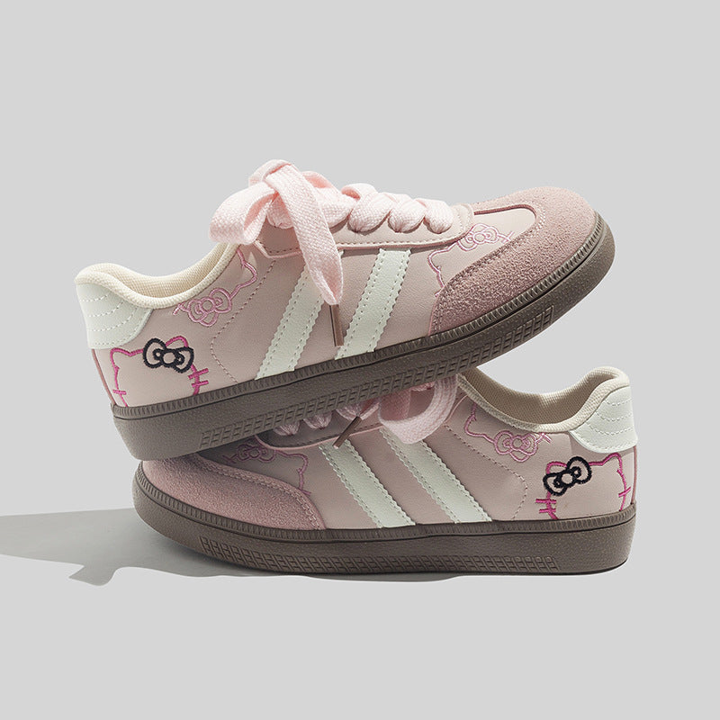 Damen Sneakers mit verspieltem Hello Kitty Design und weicher Dämpfung