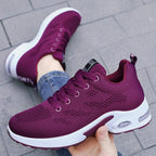 Damen Sportliche Sneaker mit atmungsaktivem Obermaterial und Dämpfung R&B