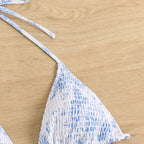 Damen Triangel-Bikini-Set mit raffiniertem Rüschendesign R&B