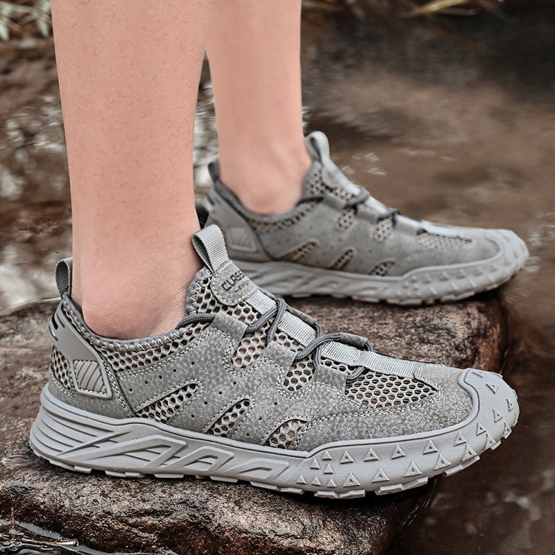 Damen Atmungsaktive Outdoor-Sneaker mit rutschfester Sohle