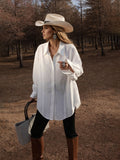 Damen R&Bhemd mit oversized Schnitt und eleganten Manschetten R&B