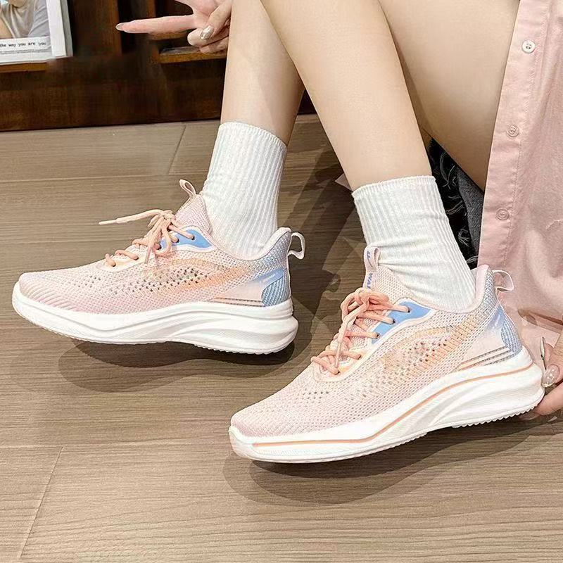 Damen Atmungsaktive Freizeit Sneakers mit stoßdämpfendem Obermaterial R&B