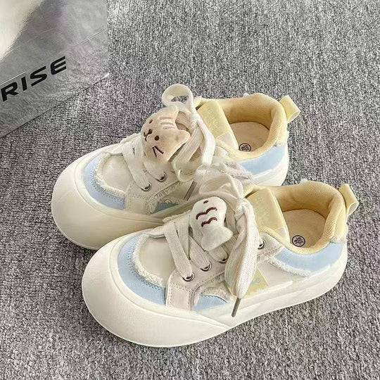 Damen Sneakers mit verspieltem Tiermotiv und gepolsterter Sohle R&B