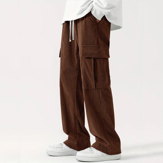 Herren Kord Cargo-Hose R&B
