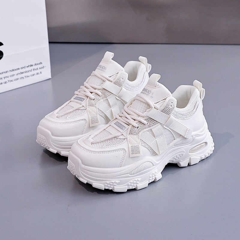 Damen Sportliche Sneakers mit atmungsaktiven Einsätzen R&B