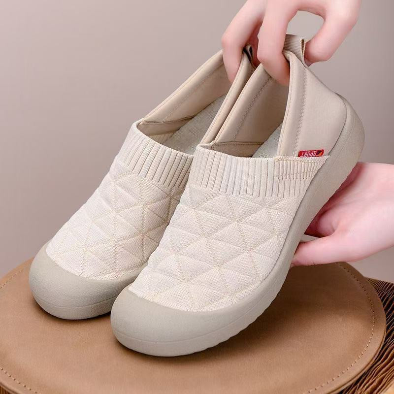 Damen Atmungsaktive Slip-On Freizeitschuhe mit rutschfester Sohle R&B