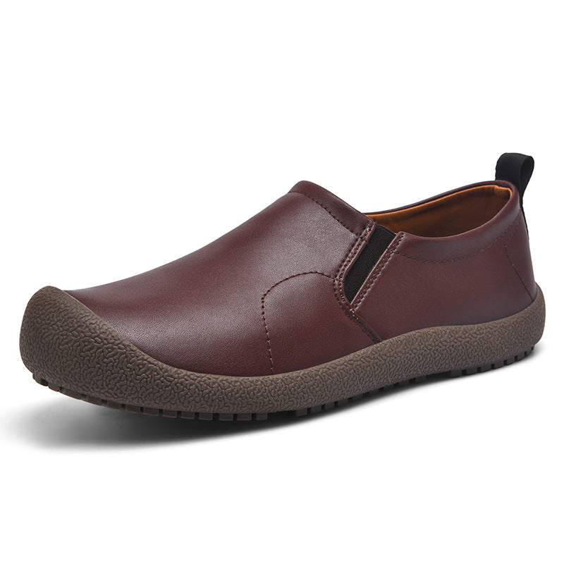 Herren Bequeme Slip-On Schuhe mit rutschfester Sohle und elastischem Einstieg R&B