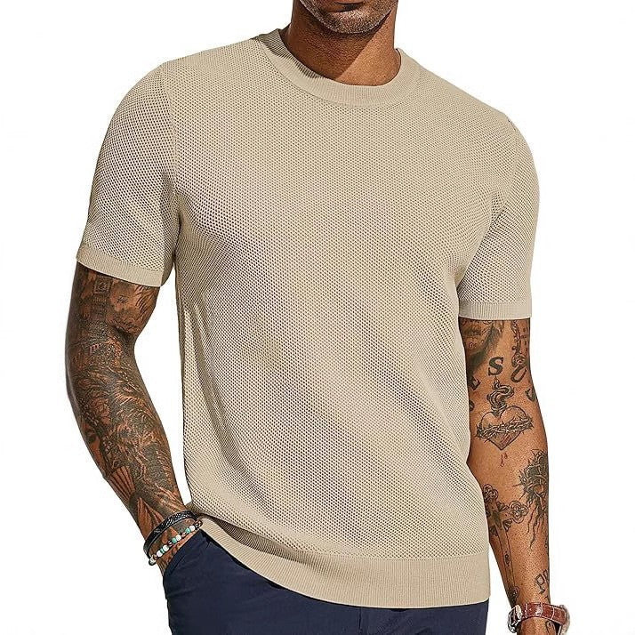 Herren atmungsaktives Netz-T-Shirt R&B