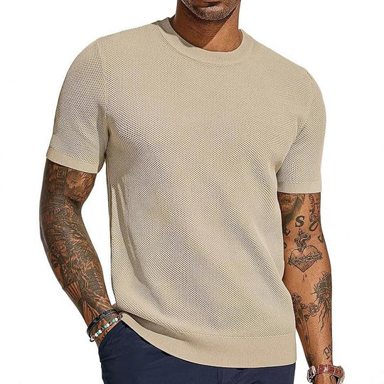 Herren atmungsaktives Netz-T-Shirt R&B