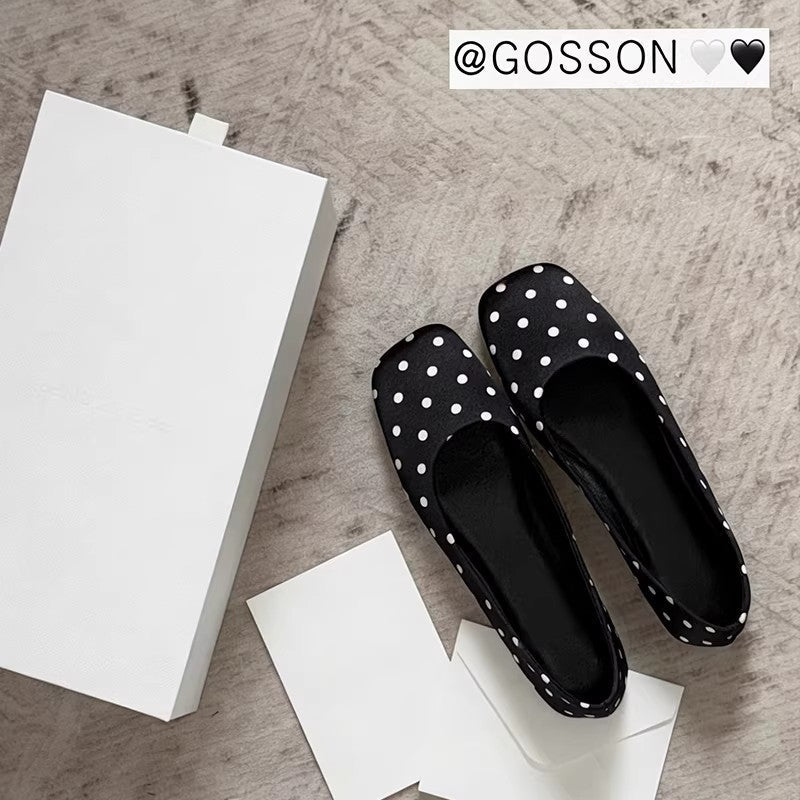 Damen Ballerinas mit klassischem Punkte-Design R&B