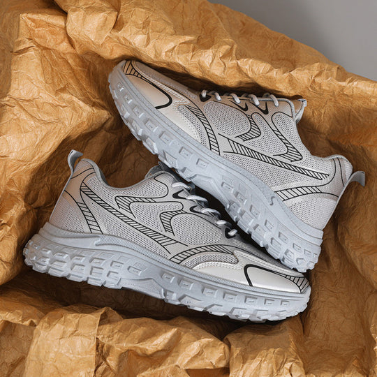 Damen Sportliche Lifestyle Sneakers mit stoßdämpfender Sohle und vielseitigem Design R&B