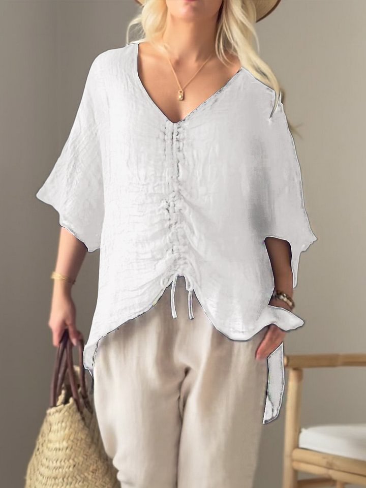 Damen leichtes, oversize Tunika-Shirt R&B