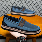Damen Freizeit-Slipper mit innovativem Struktur-Obermaterial