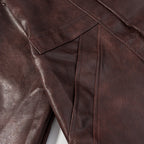Damen Kunstlederjacke im modernen Schnitt mit lässigen Taschen R&B
