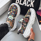 Damen modische Slip-On Sneakers mit innovativem Design und atmungsaktivem Obermaterial R&B