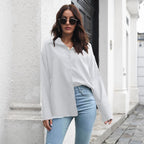 Damen Elegante Bluse mit klassischem Schnitt und lässigem Flair R&B