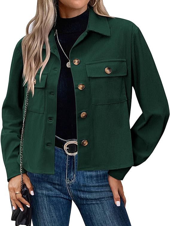 Damen lässige Overshirt-Jacke R&B