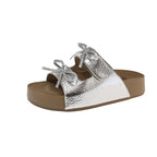 Damen Sandalen mit modischem Schleifen-Design und komfortabler Sohle EB