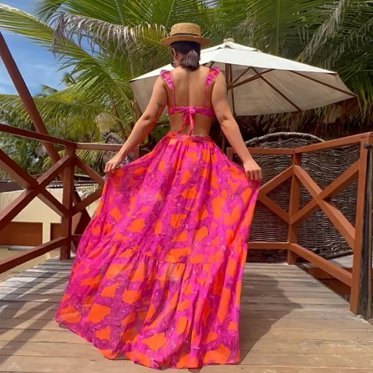Damen Bikiniset mit voluminösem Rock von R&B