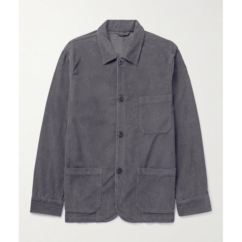Damen moderne Kordjacke mit praktischen Taschen R&B