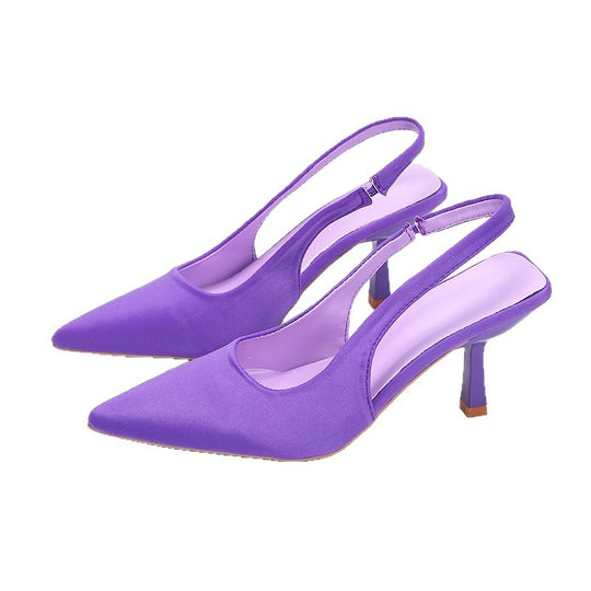 Damen Slingback-Pumps mit spitzem Design und elegantem Absatz R&B