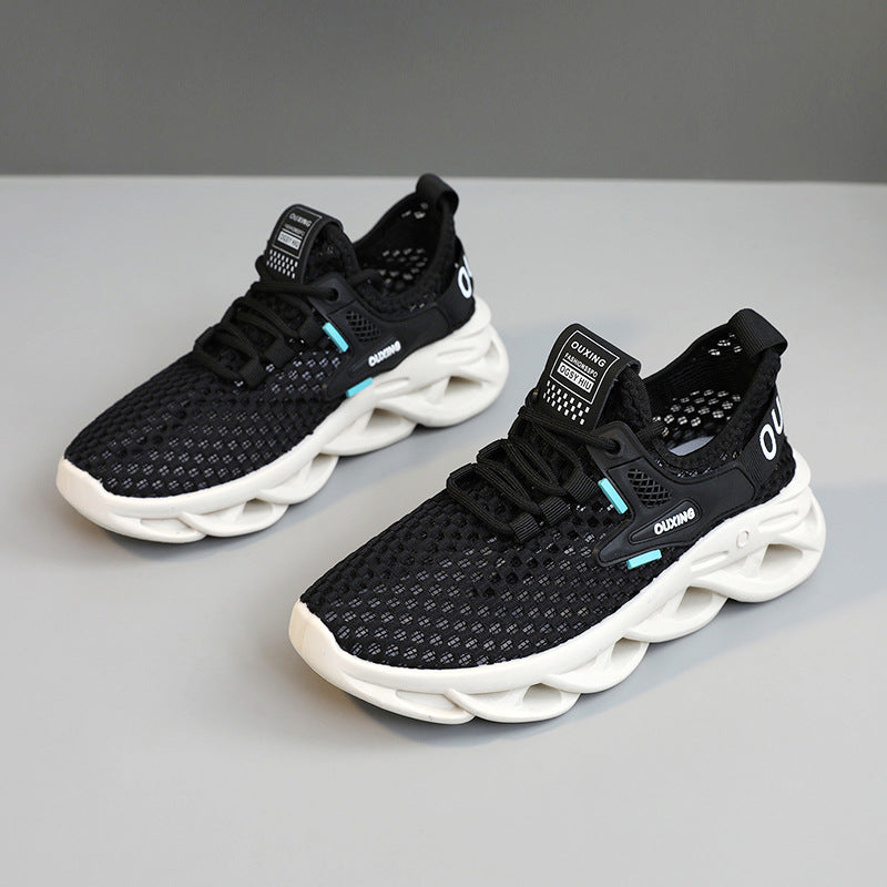Damen Sportliche Mesh-Sneaker mit dämpfend ergonomischem Sohlenprofil R&B