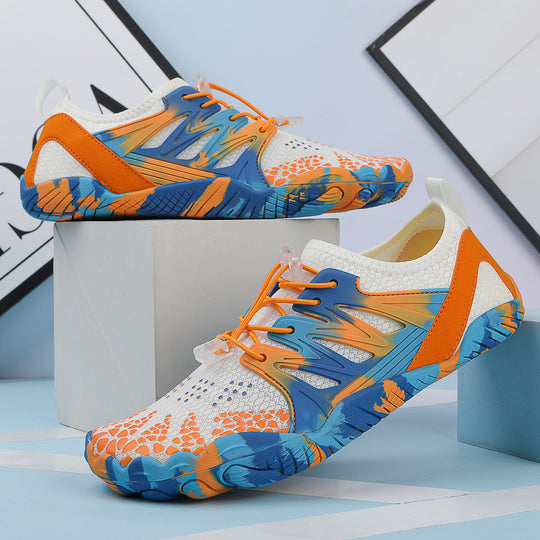 Damen Flexible Wassersport-Schuhe mit atmungsaktiver Mesh-Oberfläche und rutschfester Sohle R&B