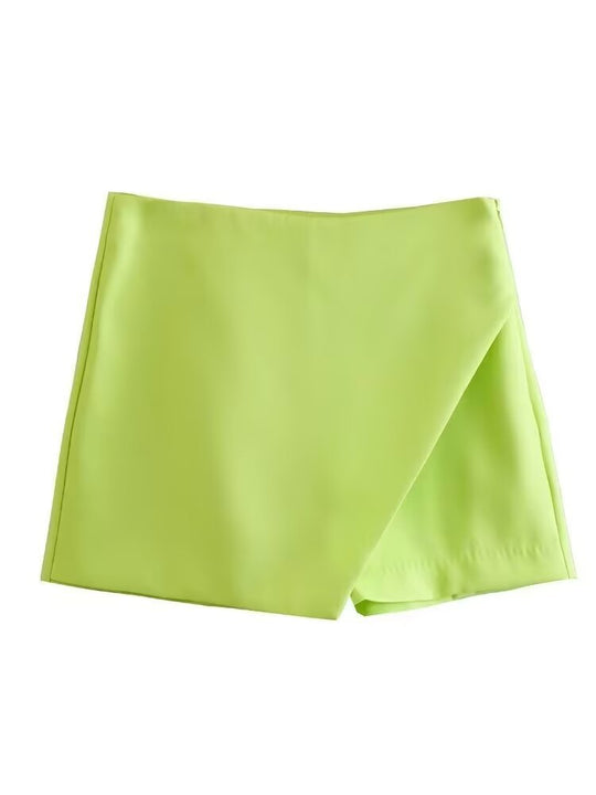 Damen modische Wickel-Shorts aus hochwertigem, elastischem Material R&B