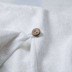 Herren Überwurfjacke mit asymmetrischem Schnitt und dekorativen Details R&B