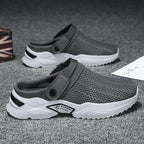 Damen Atmungsaktive Clogs mit rutschfester Sohle und flexiblem Obermaterial