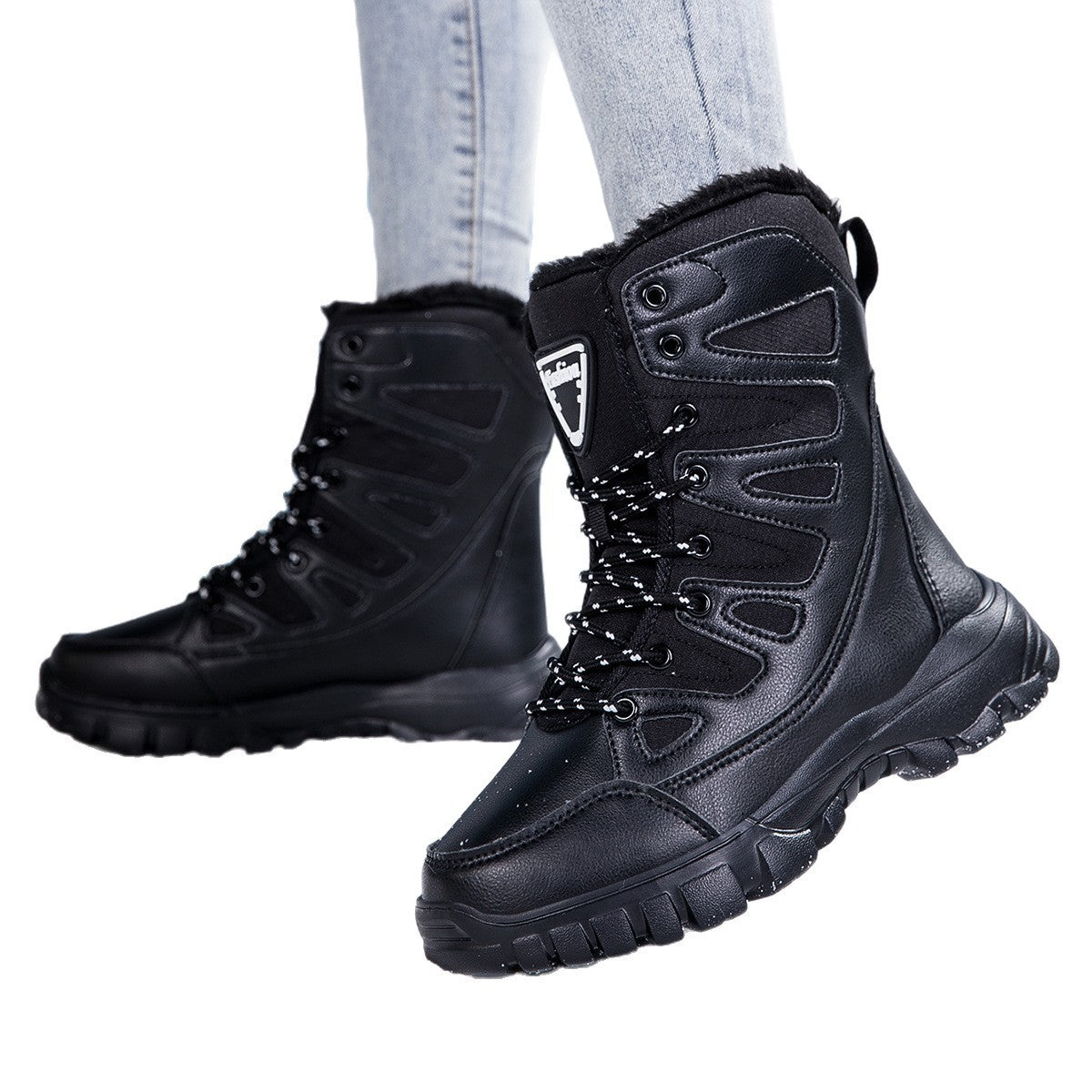 Damen Winterboots mit isolierendem Futter und rutschfester Laufsohle