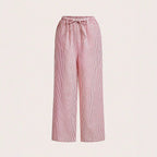 Damen Luftige Palazzo-Hose mit gemustertem Design R&B