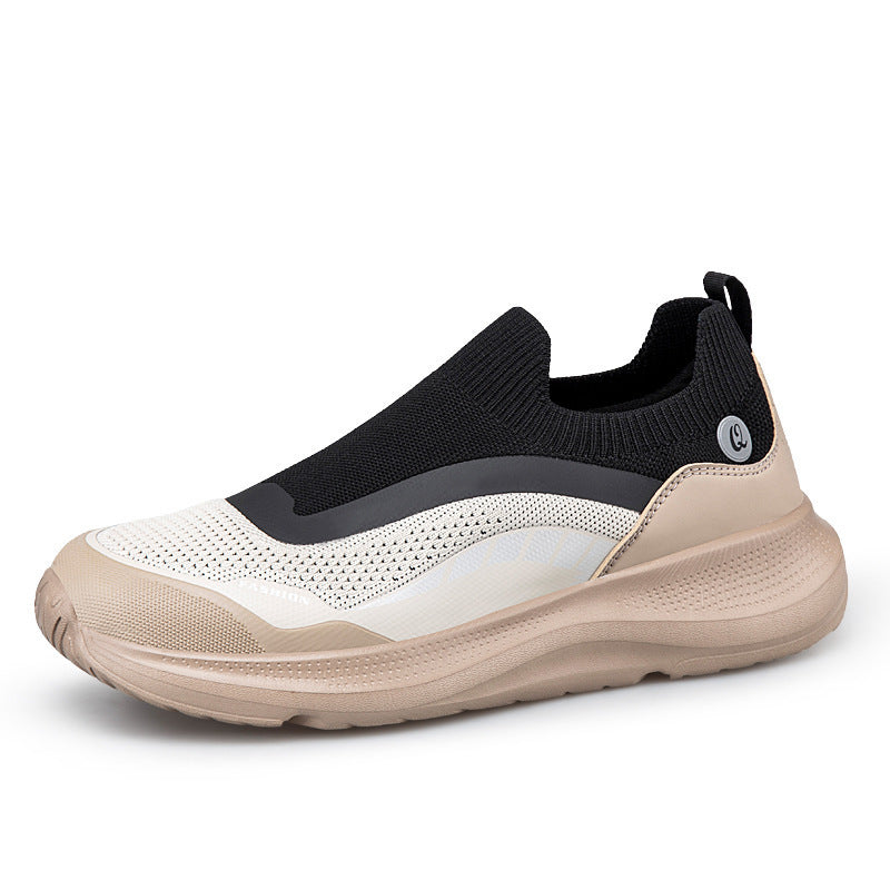 Damen Komfortable Slip-On Sneakers mit rutschfester Sohle und atmungsaktivem Obermaterial R&B