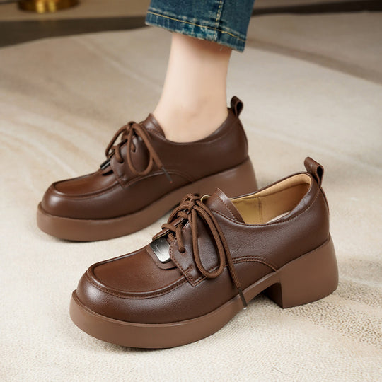 Damen Elegante und moderne Schnürschuhe mit Keilabsatz R&B